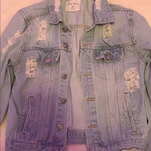 Light wash jean jacket